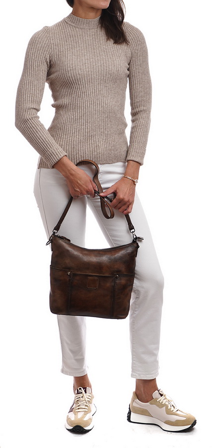 женская сумка натуральная кожа  kiki lok корея