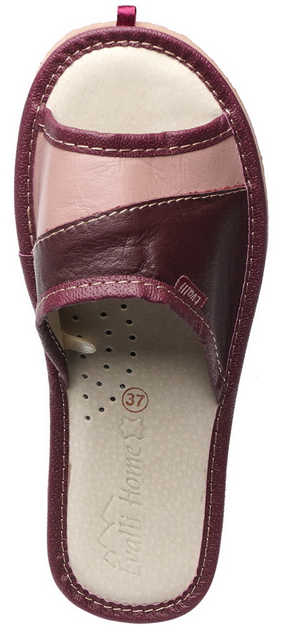 женские тапочки натуральная кожа evalli 