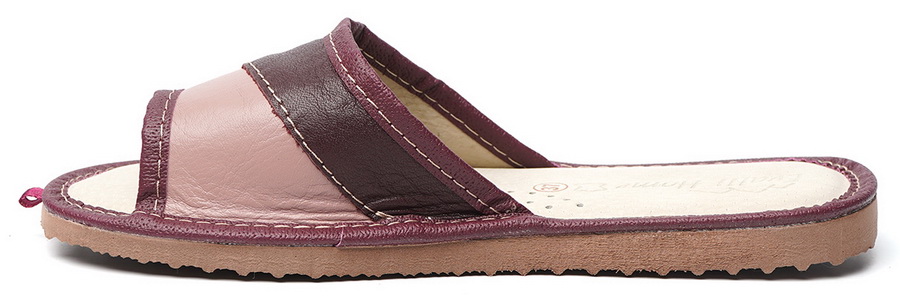 женские тапочки натуральная кожа evalli 