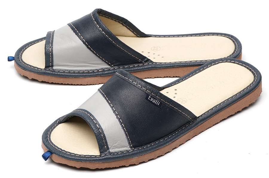 женские тапочки натуральная кожа evalli 