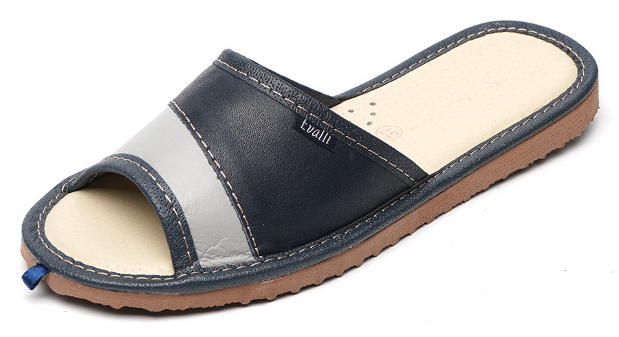 женские тапочки натуральная кожа evalli 