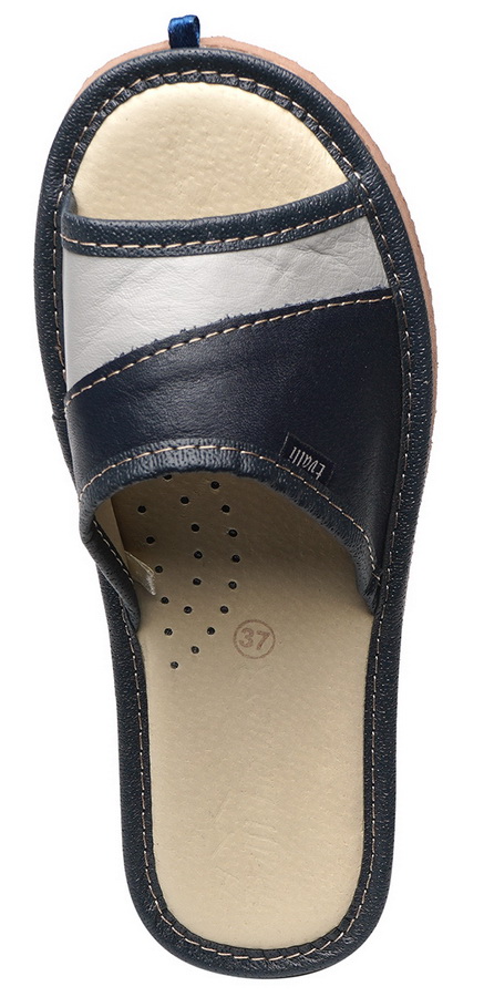 женские тапочки натуральная кожа evalli 