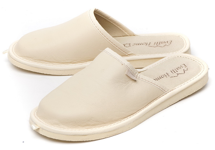 женские тапочки натуральная кожа evalli 