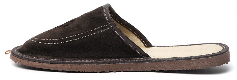 мужские тапочки натуральная кожа (замша) evalli россия