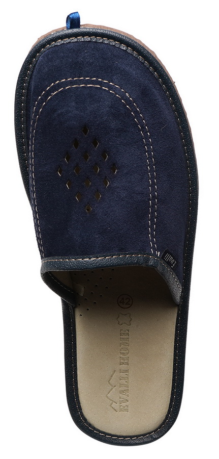 мужские тапочки натуральная кожа (замша) evalli россия