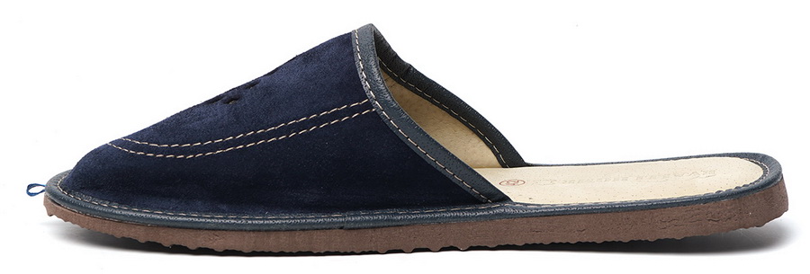 мужские тапочки натуральная кожа (замша) evalli россия