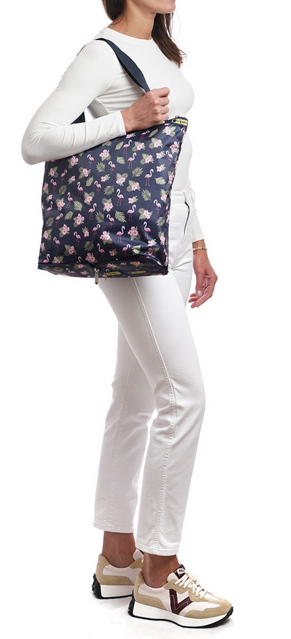 сумка складная из непромокаемой ткани