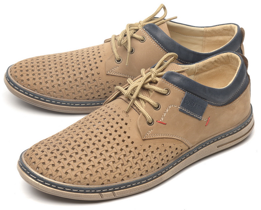 мужские полуботинки летние натуральная кожа corvetto италия