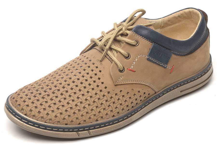 мужские полуботинки летние натуральная кожа corvetto италия