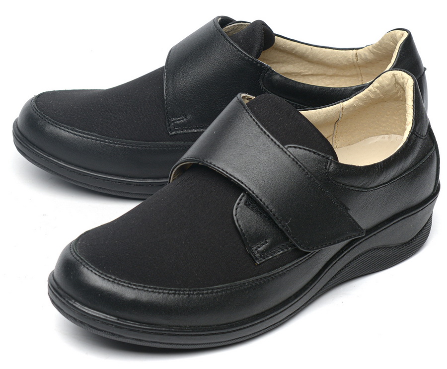 женские туфли натуральная кожа + спецтекстиль corvetto