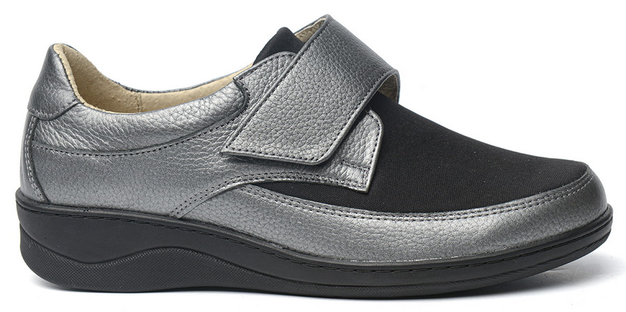 женские туфли натуральная кожа + спецтекстиль corvetto