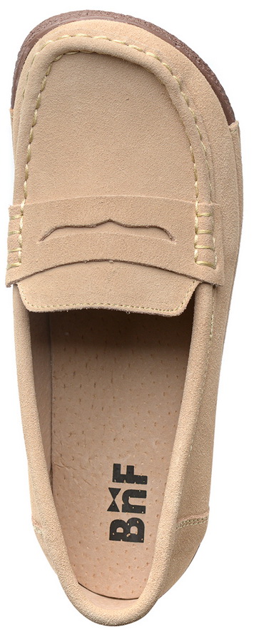 женские мокасины на танкетке натуральная кожа (замша) binifoot/bnf тайвань