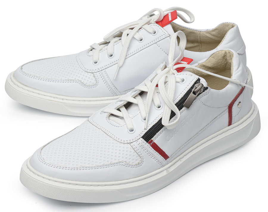 мужские кроссовки натуральная кожа corvetto италия