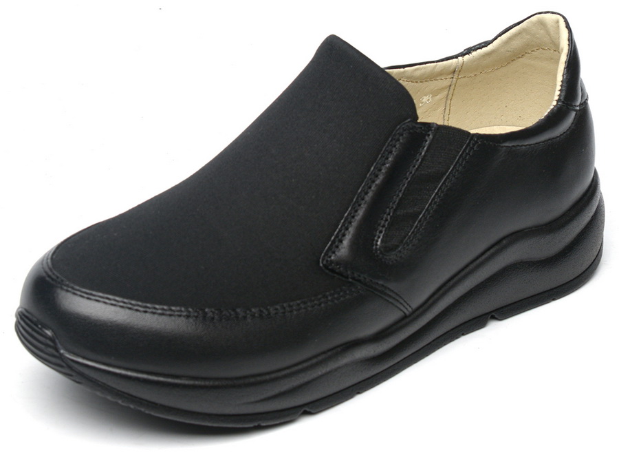 женские туфли натуральная кожа + спецтекстиль corvetto