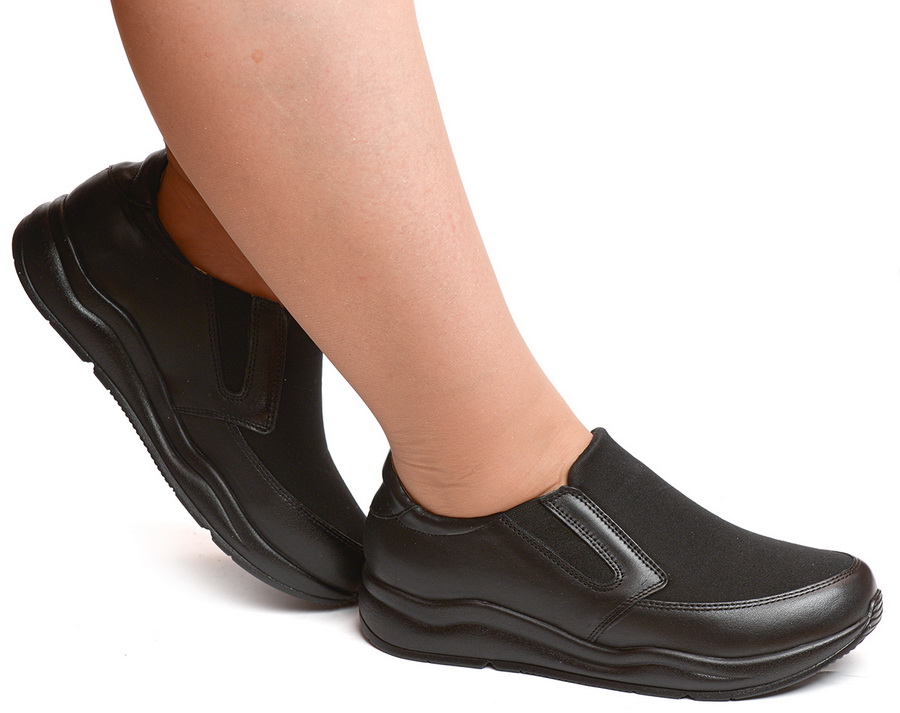 женские туфли натуральная кожа + спецтекстиль corvetto