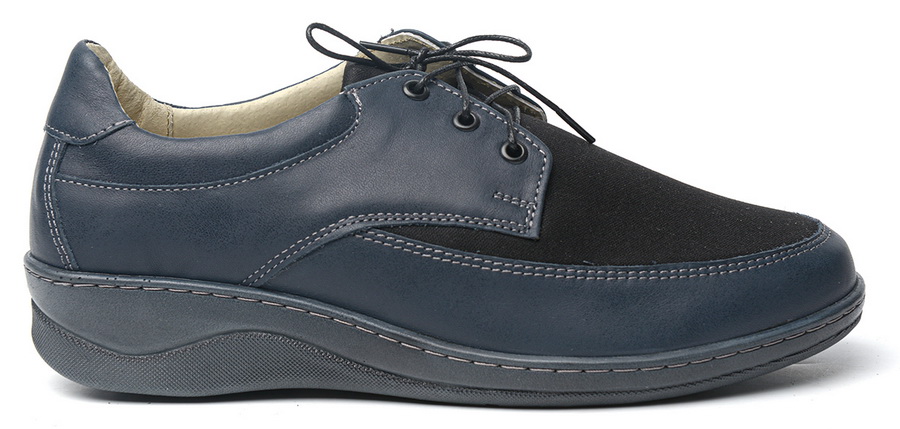 женские туфли натуральная кожа + спецтекстиль corvetto