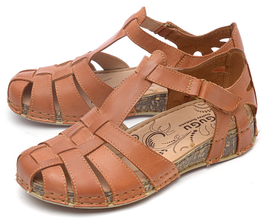 женские босоножки натуральная кожа gugu германия