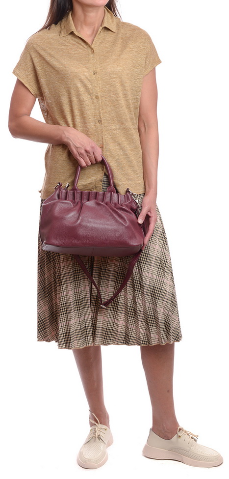 сумка женская натуральная кожа kiki lok корея