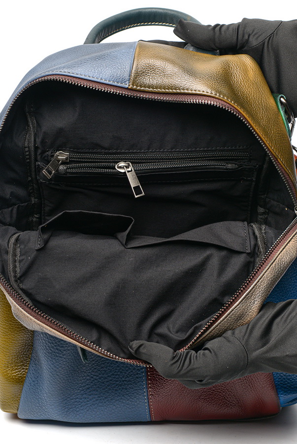 женская сумка-рюкзак натуральная кожа kikilok корея