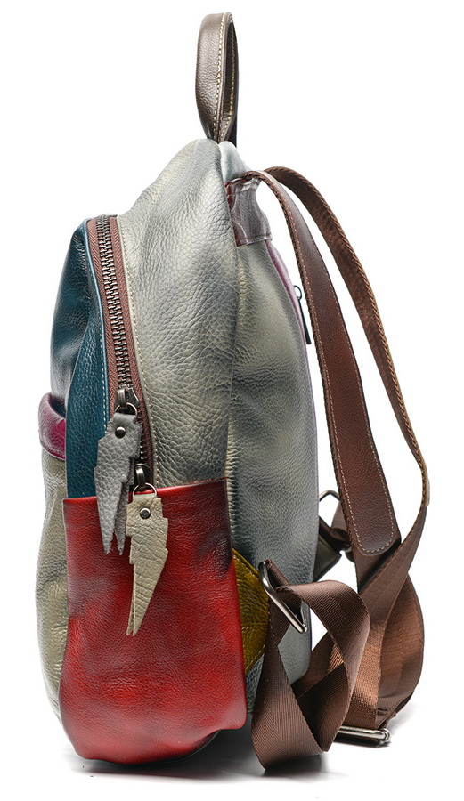 женский рюкзак натуральная кожа kiki lok корея