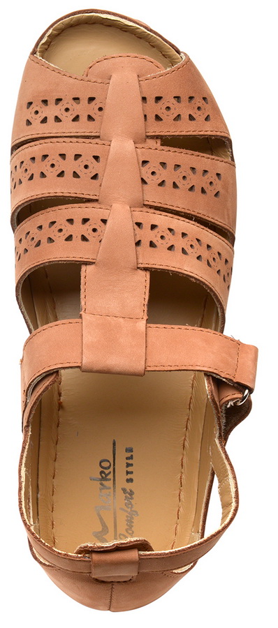 женские босоножки натуральная кожа (нубук) марко беларусь