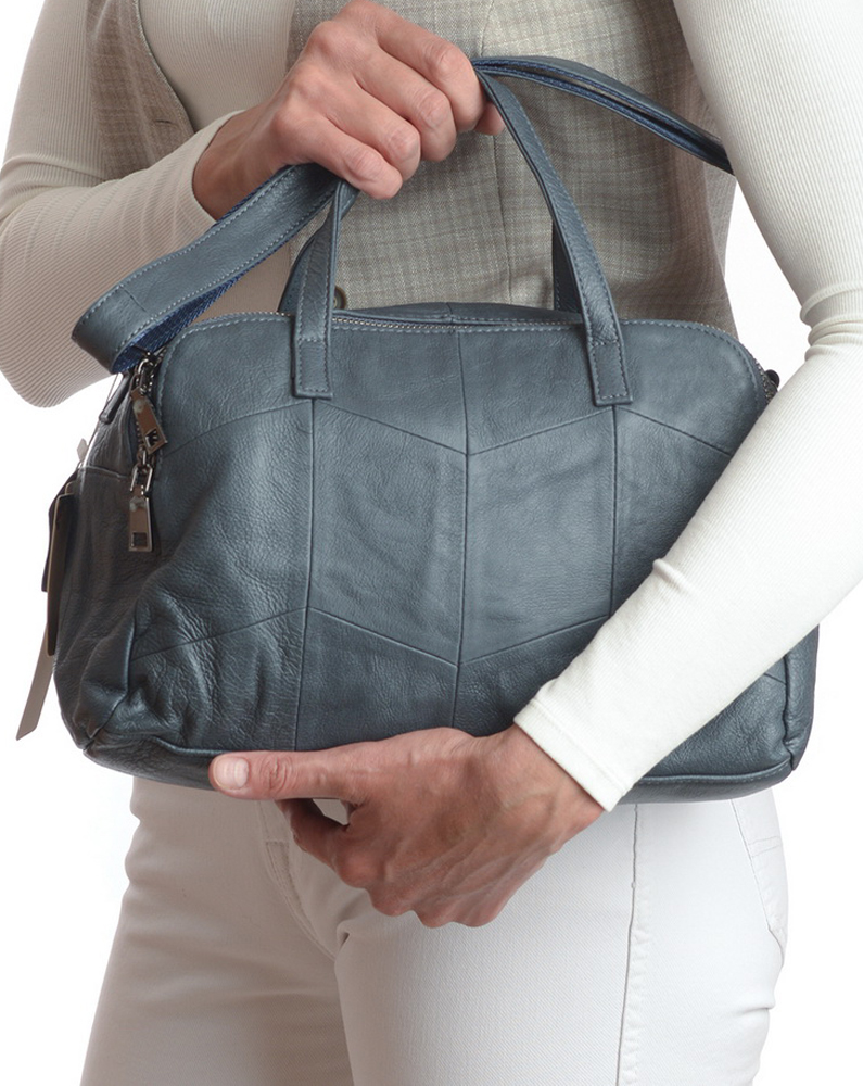 женская сумка натуральная кожа  kiki lok корея