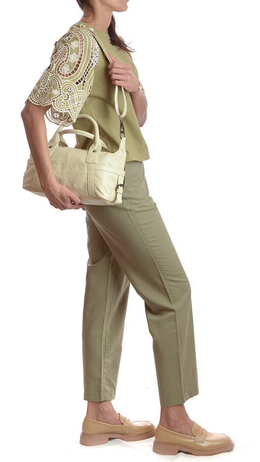 женская сумка натуральная кожа  kiki lok корея