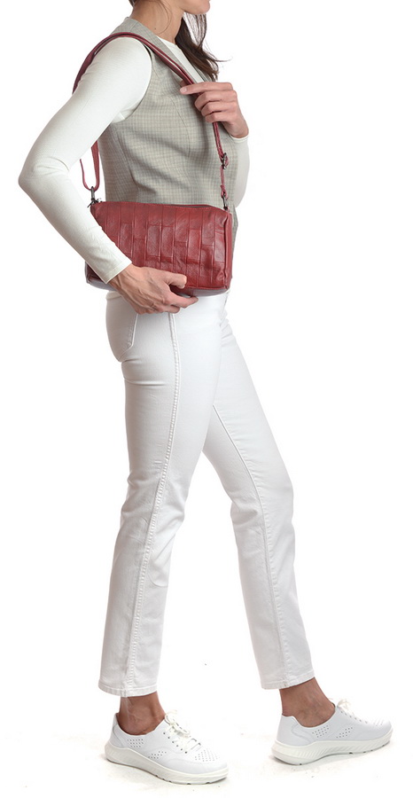 женская сумка натуральная кожа  kiki lok корея