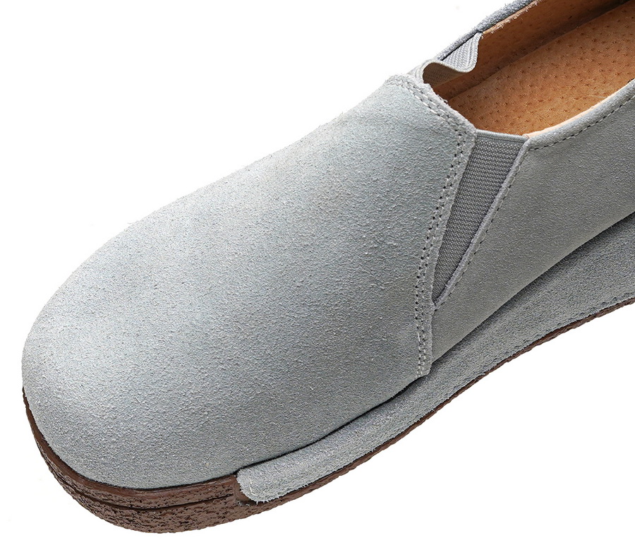 женские мокасины на танкетке натуральная кожа (замша) binifoot/bnf тайвань