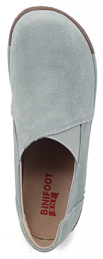 женские мокасины на танкетке натуральная кожа (замша) binifoot/bnf тайвань