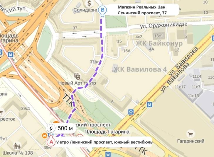 Переулок ленинский карта